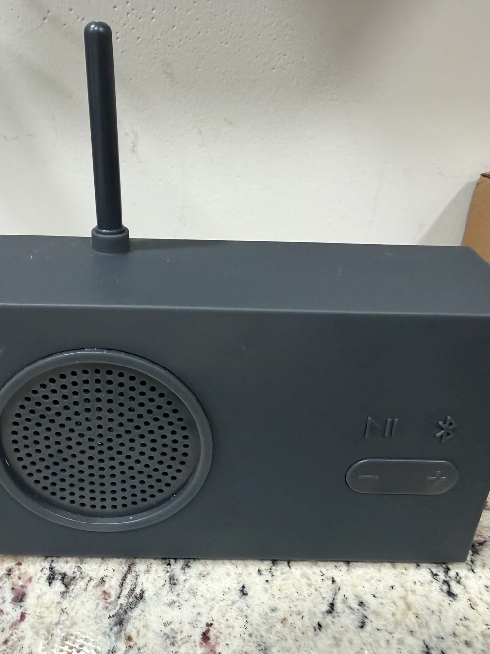 Portable Bluetooth Speaker in Dark Blue - Wireless Audio
